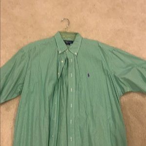 Polo shirt short sleeve button-up